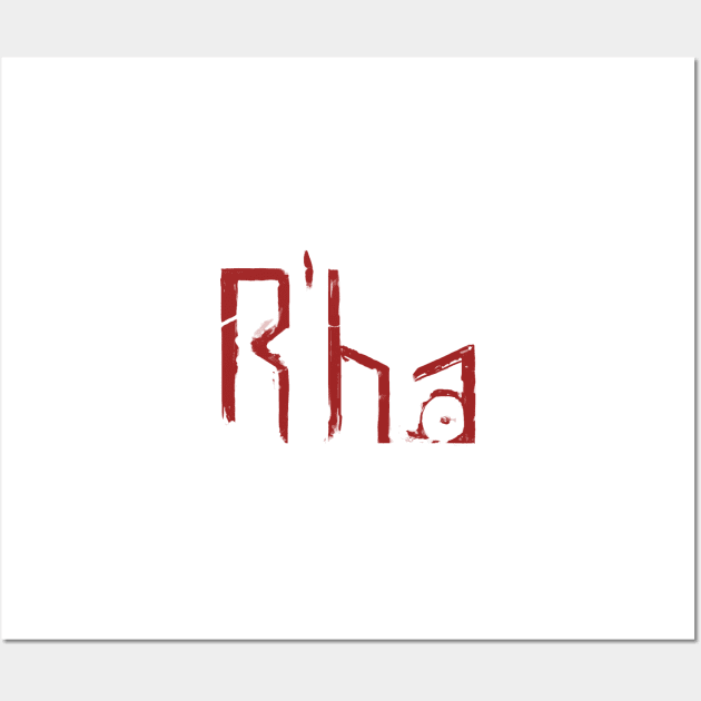 R'ha T Shirt - Red Wall Art by KalebLechowsk